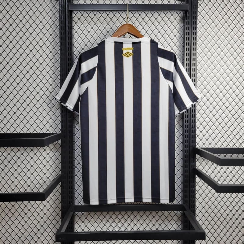 Camisa do Santos I 24/25 preta e branca - DA Sports Oficial