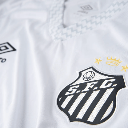 Camisa do Santos I 25/26 Torcedor Branca (NEYMAR JR 10 Incluso) - DA Sports Oficial