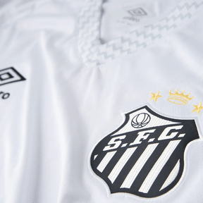 Camisa do Santos I 25/26 Torcedor Branca (NEYMAR JR 10 Incluso) - DA Sports Oficial