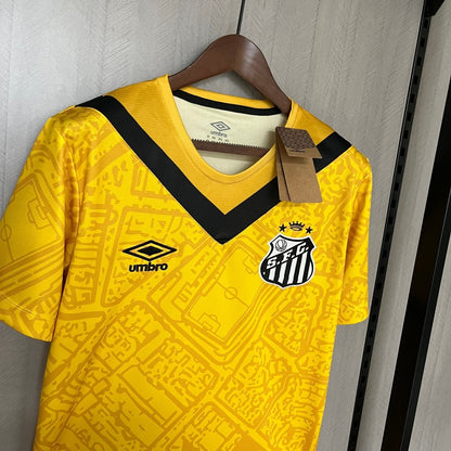 Camisa do Santos III 24/25 Amarela e preta - DA Sports Oficial