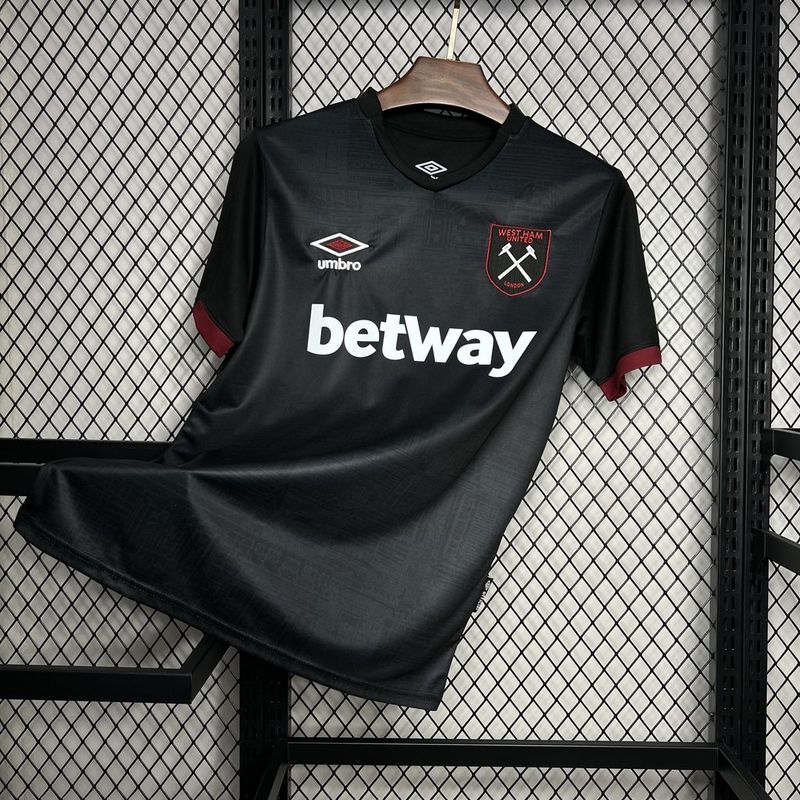 Camisa do West Ham Third 24/25 - Preta - DA Sports Oficial