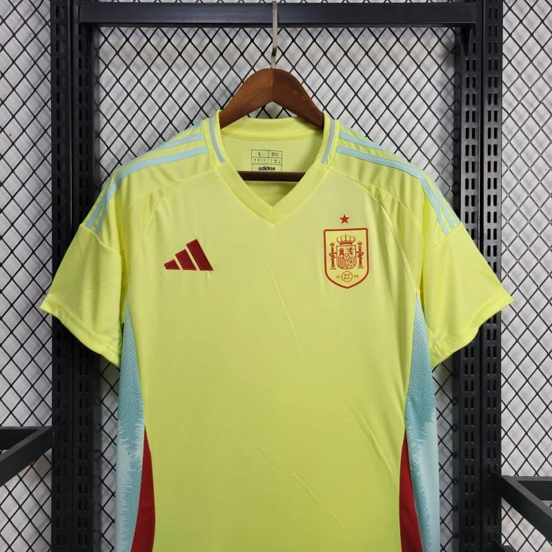 Camisa Espanha Away 24/25 s/n° Torcedor Adidas Masculino - Amarelo - DA Sports Oficial