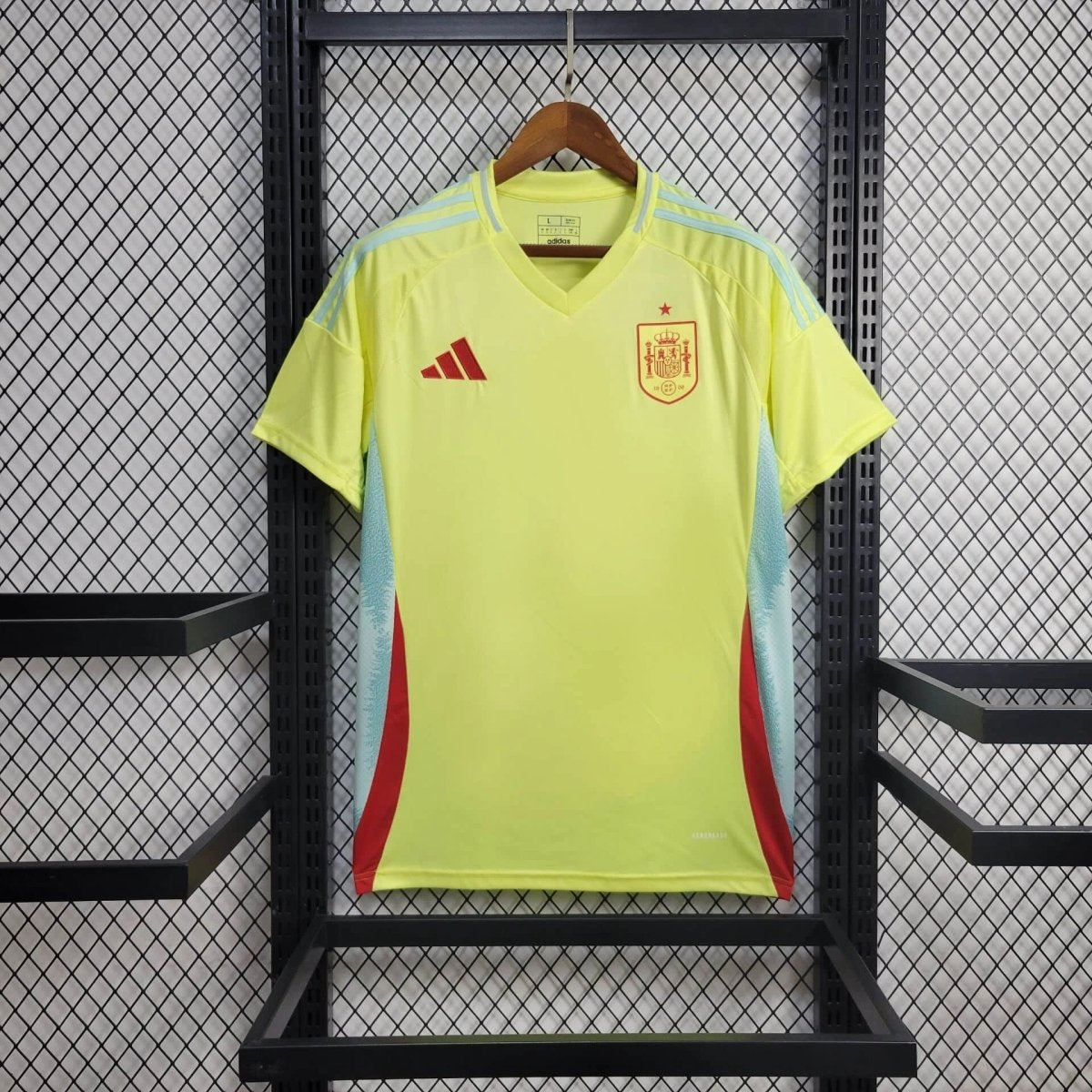 Camisa Espanha Away 24/25 s/n° Torcedor Adidas Masculino - Amarelo - DA Sports Oficial
