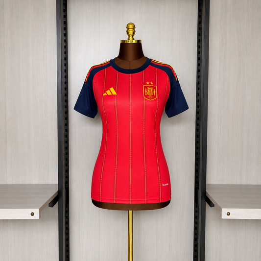 Camisa Feminina da Seleção Espanhola Home 2026/27 Torcedor