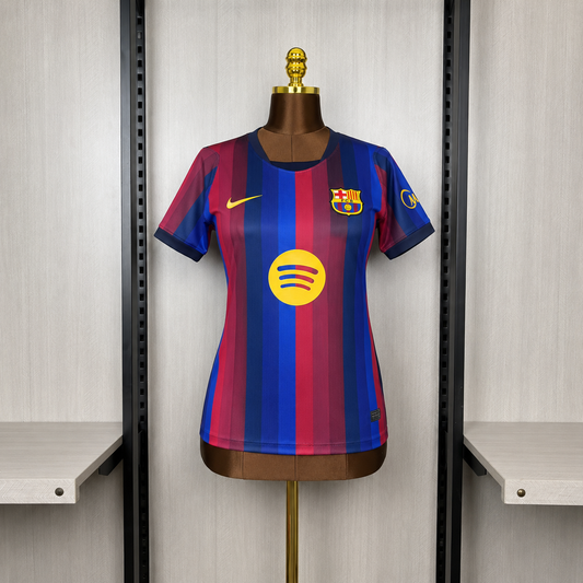 Camisa Feminina do Barcelona Home 2026/27 Torcedor