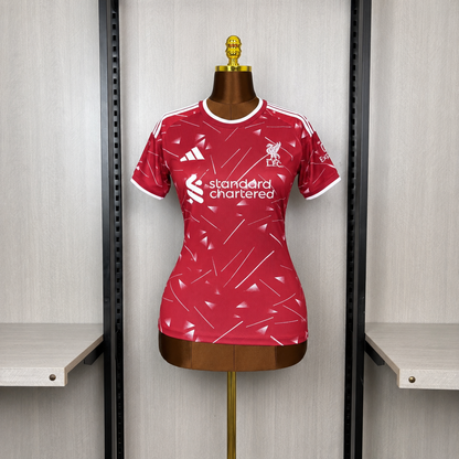 Camisa Feminina do Liverpool Home 2026/27 Torcedor