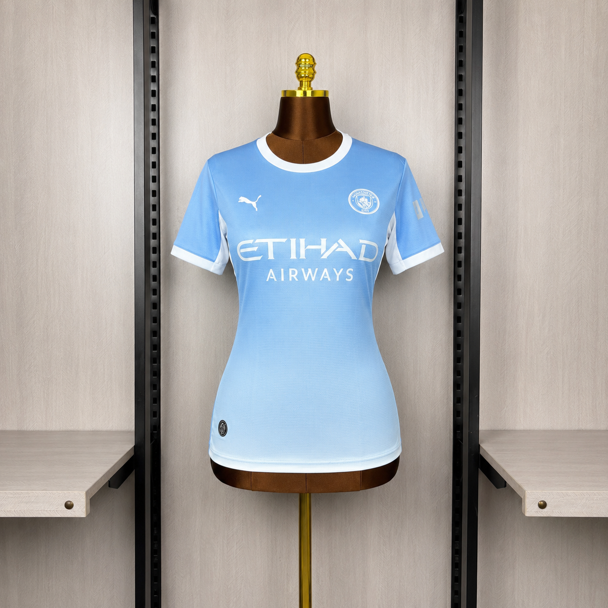 Camisa Feminina do Manchester City Home 2026/27 Torcedor