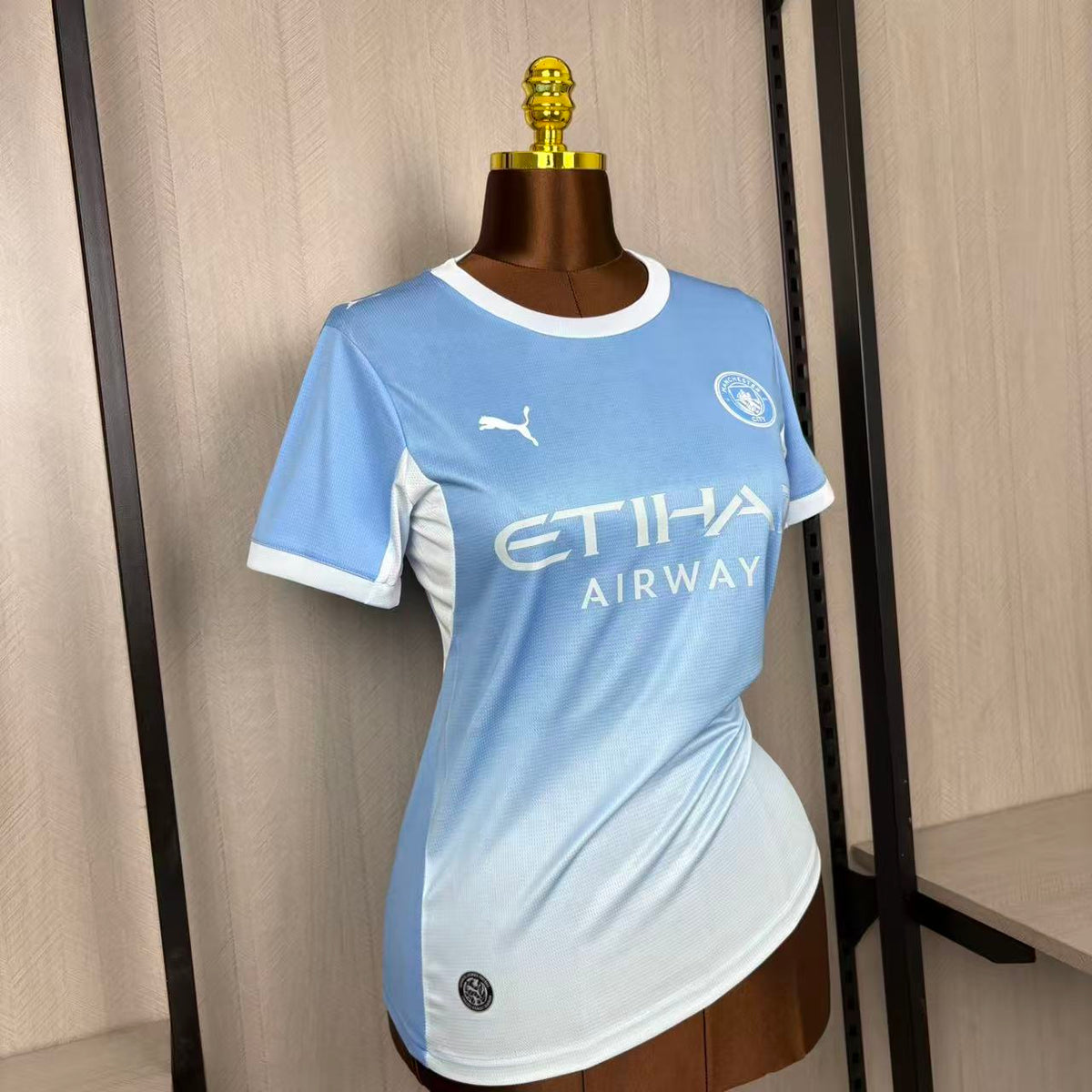 Camisa Feminina do Manchester City Home 2026/27 Torcedor