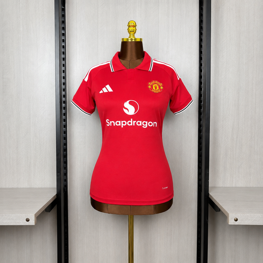 Camisa Feminina do Manchester United Home 2026/27 Torcedor