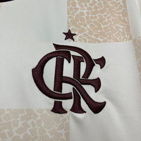Camisa Flamengo 24/25 Adidas Pre Jogo Masculina - Bege - DA Sports Oficial