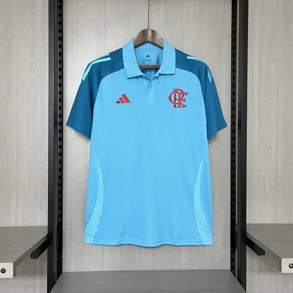 Camisa Flamengo Gola Polo 2025 Adidas - Azul - DA Sports Oficial