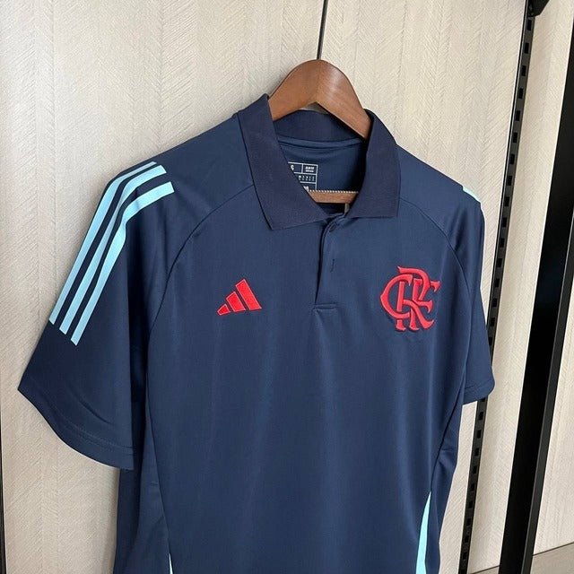 Camisa Flamengo Gola Polo 2025 Adidas - Azul Marinho - DA Sports Oficial