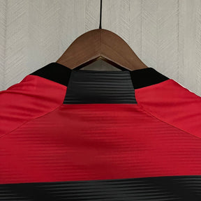Camisa Flamengo I 23/24 s/n° Torcedor Adidas Masculina - Vermelho+Preto - DA Sports Oficial