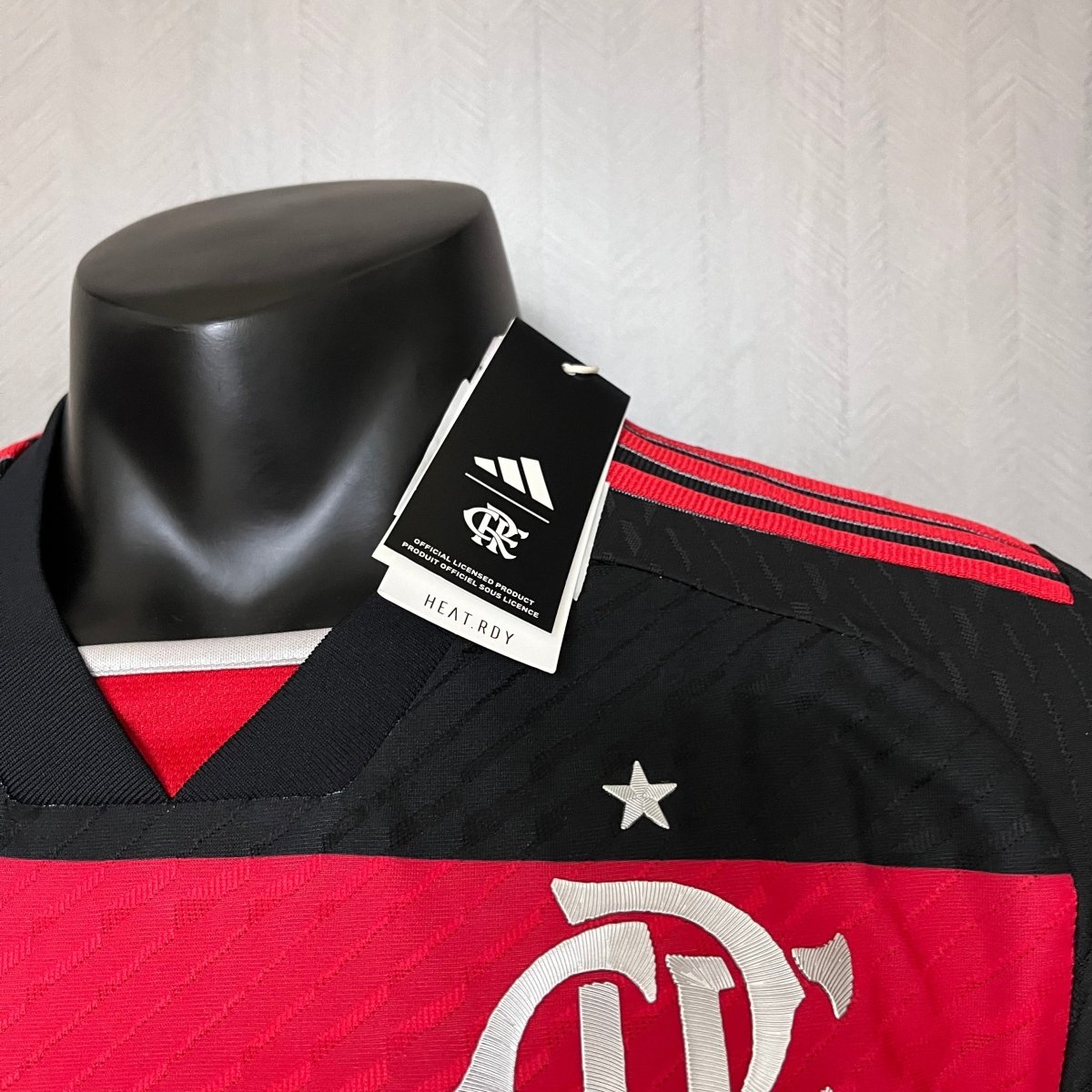 Camisa Flamengo I 24/25 s/n° Jogador Adidas Masculina - Vermelho+Preto - DA Sports Oficial