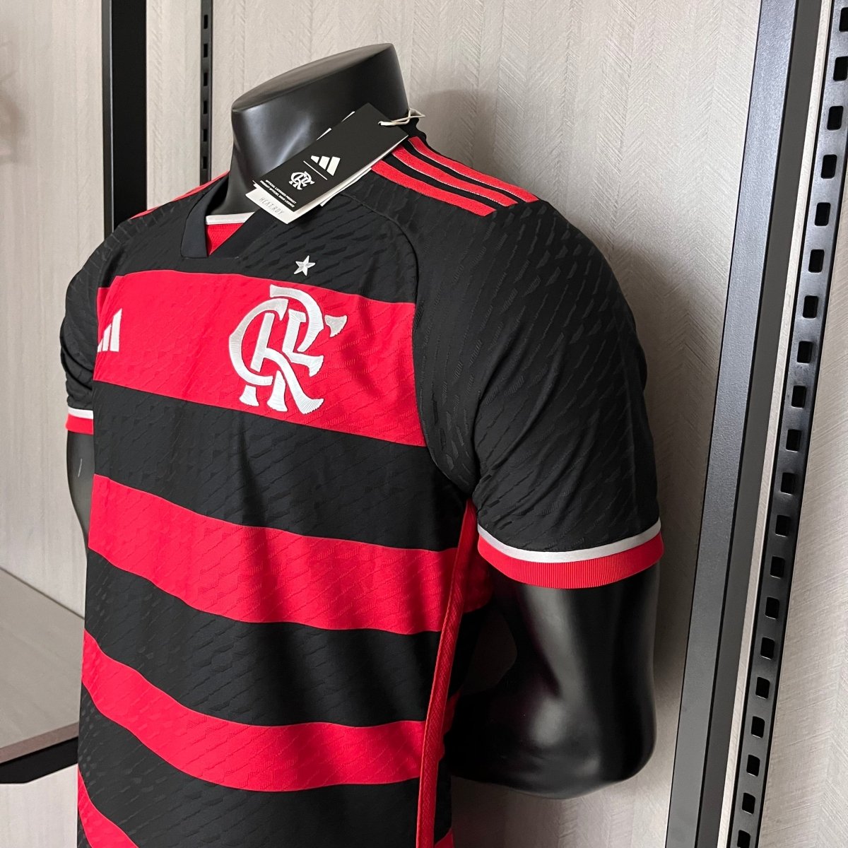 Camisa Flamengo I 24/25 s/n° Jogador Adidas Masculina - Vermelho+Preto - DA Sports Oficial