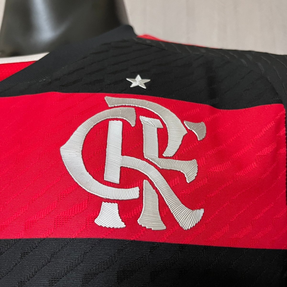 Camisa Flamengo I 24/25 s/n° Jogador Adidas Masculina - Vermelho+Preto - DA Sports Oficial
