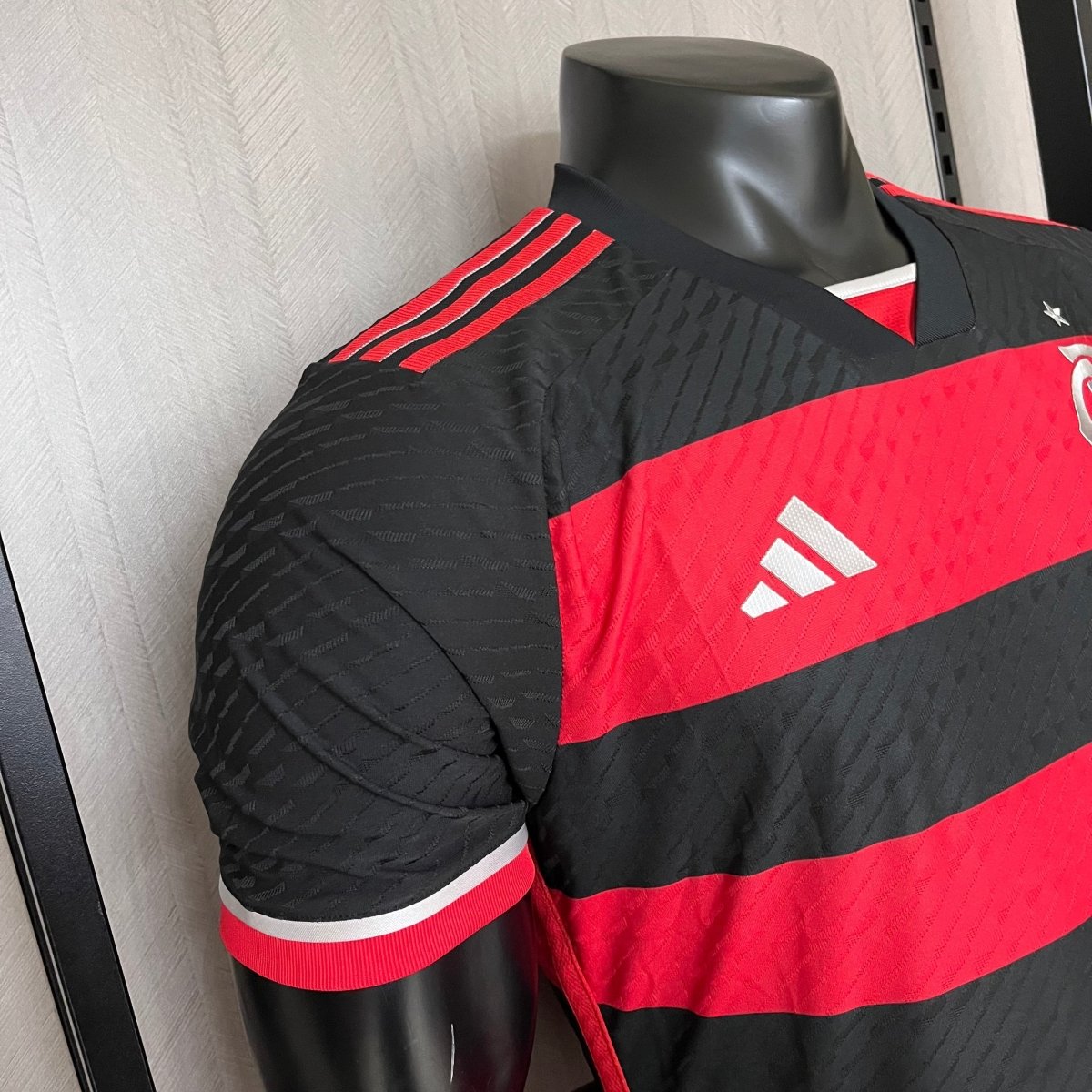 Camisa Flamengo I 24/25 s/n° Jogador Adidas Masculina - Vermelho+Preto - DA Sports Oficial