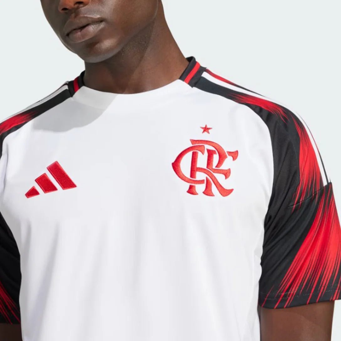 Camisa Flamengo II 2025/26 Torcedor Adidas Masculina - Branco - DA Sports Oficial