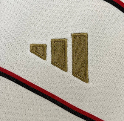 Camisa Flamengo II 23/24 s/n° Torcedor Adidas Masculina - Branca com detalhes em Dourado - DA Sports Oficial