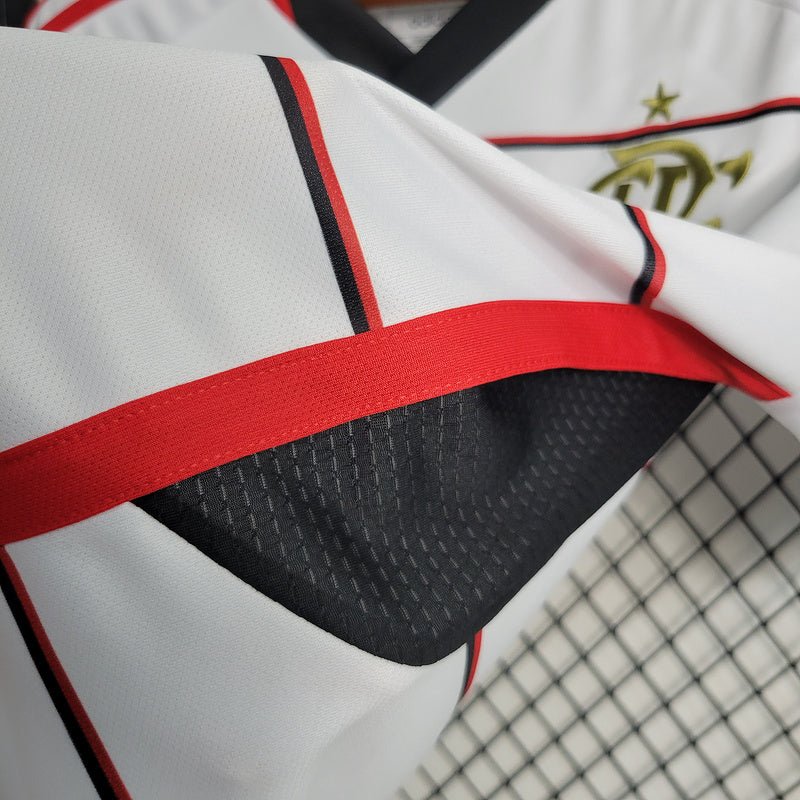 Camisa Flamengo II 23/24 s/n° Torcedor Adidas Masculina - Branca com detalhes em Dourado - DA Sports Oficial