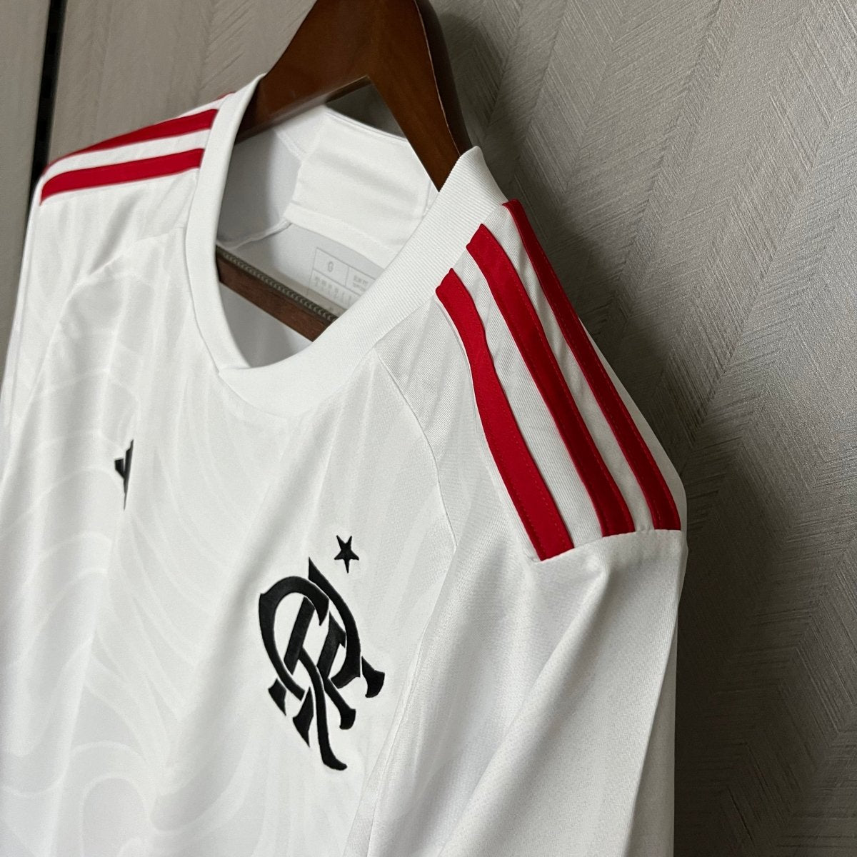 Camisa Flamengo II 24/25 s/n° Torcedor Adidas Masculina - Branco - DA Sports Oficial