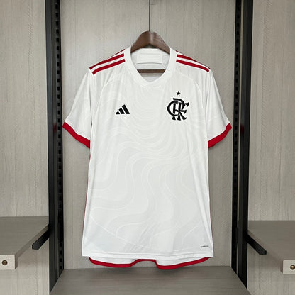 Camisa Flamengo II 24/25 s/n° Torcedor Adidas Masculina - Branco - DA Sports Oficial