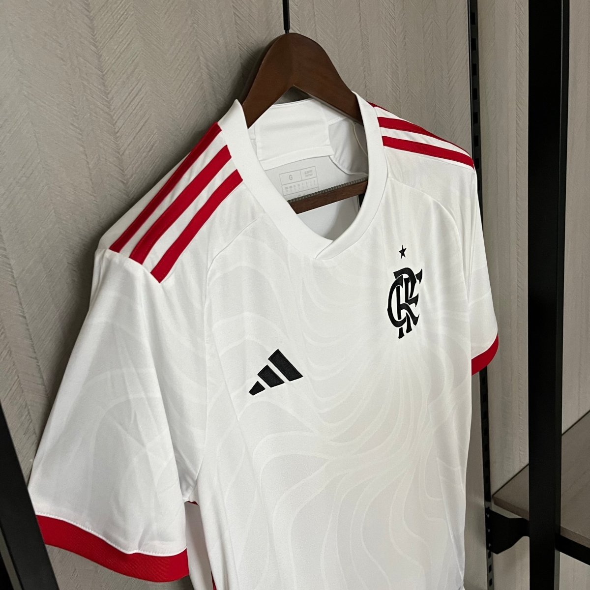 Camisa Flamengo II 24/25 s/n° Torcedor Adidas Masculina - Branco - DA Sports Oficial