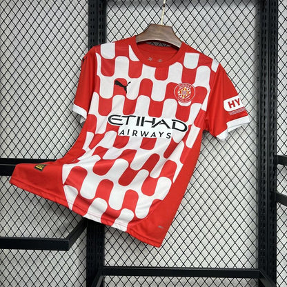 Camisa Girona I 24/25 Puma - Vermlha e Branco - DA Sports Oficial