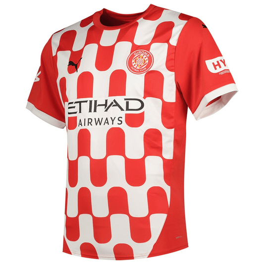 Camisa Girona I 24/25 Puma - Vermlha e Branco - DA Sports Oficial