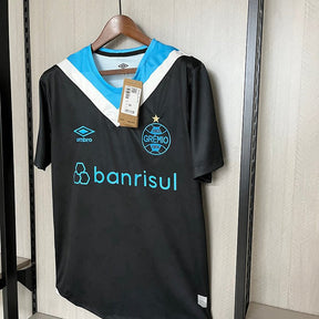 Camisa Grêmio III 24/25 Torcedor Umbro Masculina - Preto+Branco - DA Sports Oficial