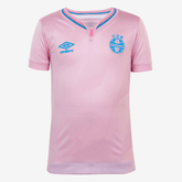 Camisa Grêmio Juvenil Outubro Rosa 24/25 s/n° Torcedor Umbro - Rosa+Azul - DA Sports Oficial