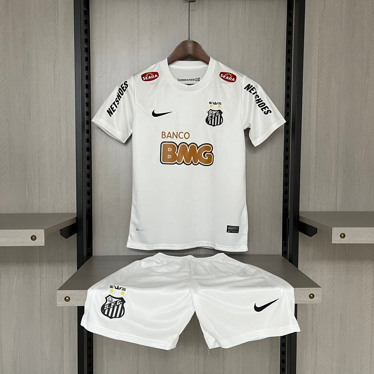 Camisa Infantil Retrô do Santos Home 2012