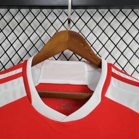 Camisa Internacional I 24/25 Torcedor Adidas Feminina - Vermelho + Branco - DA Sports Oficial