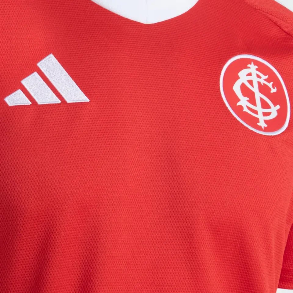 Camisa Internacional I 25/26 s/n Torcedor Adidas Masculina - Vermelho - DA Sports Oficial
