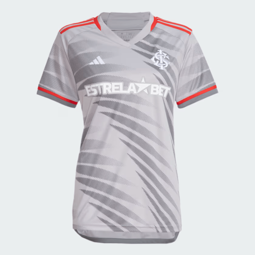 Camisa Internacional III 24/25 Adidas - Cinza - (Feminina) - DA Sports Oficial
