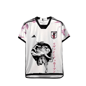 Camisa Japão Anime Attack on titan Levi 24/25 - Torcedor Masculina - Branco com detalhes em Preto - DA Sports Oficial