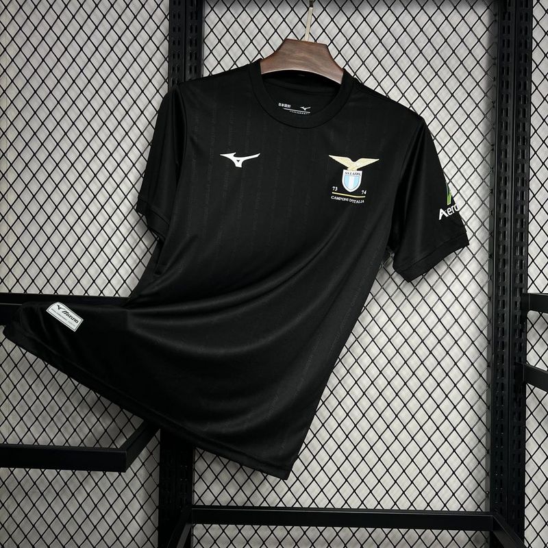 Camisa Lazio Away 24/25 Mizuno - Preta - DA Sports Oficial
