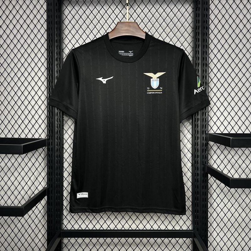 Camisa Lazio Away 24/25 Mizuno - Preta - DA Sports Oficial