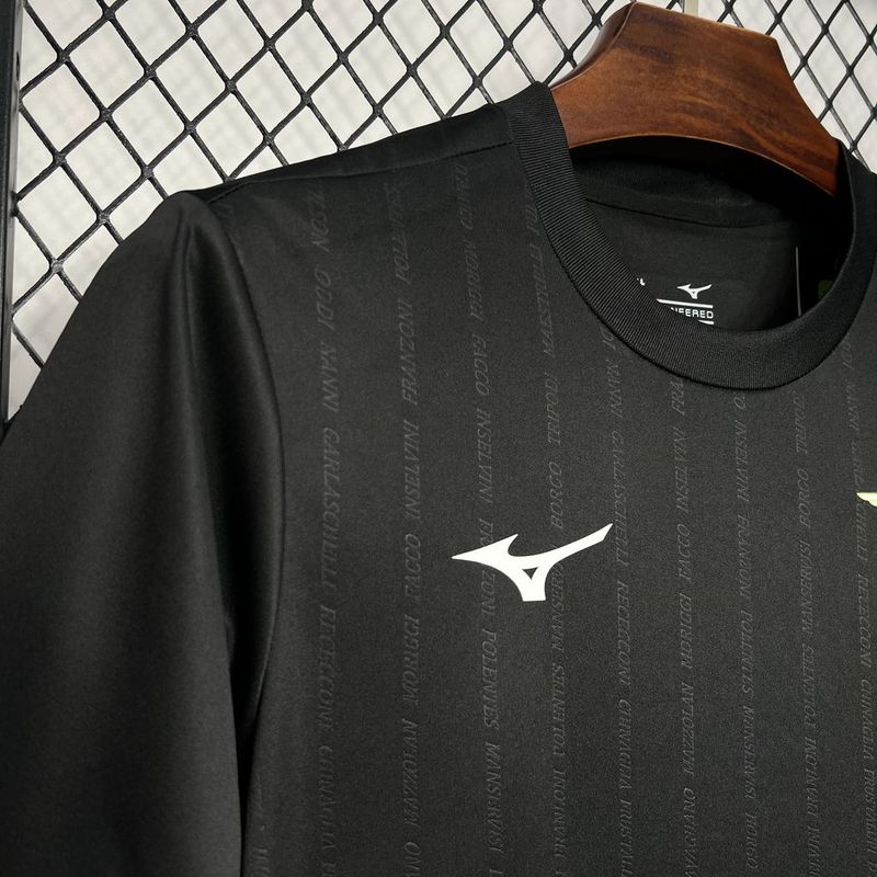 Camisa Lazio Away 24/25 Mizuno - Preta - DA Sports Oficial