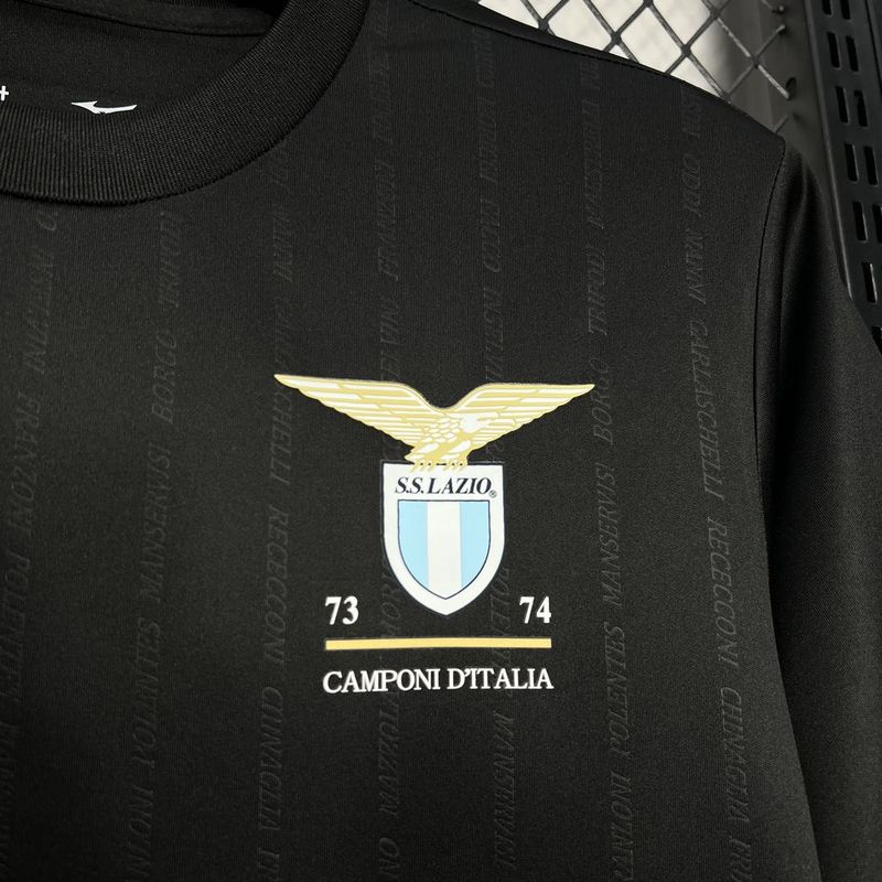 Camisa Lazio Away 24/25 Mizuno - Preta - DA Sports Oficial