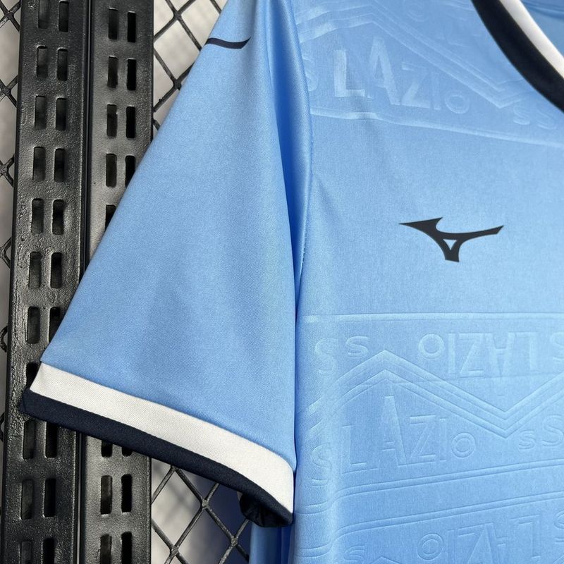 Camisa Lazio Home 24/25 Mizuno - Azul - DA Sports Oficial