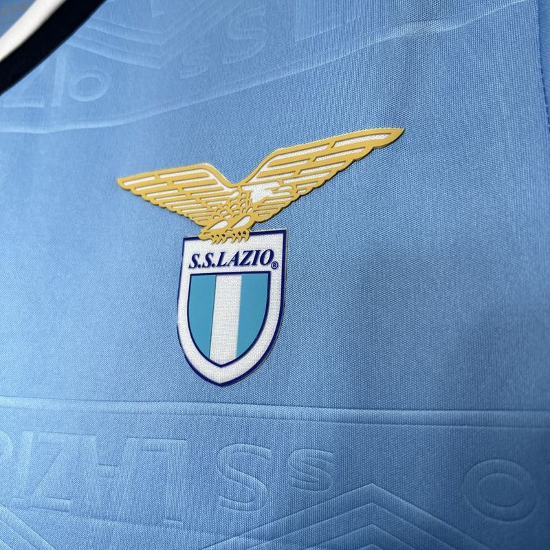 Camisa Lazio Home 24/25 Mizuno - Azul - DA Sports Oficial