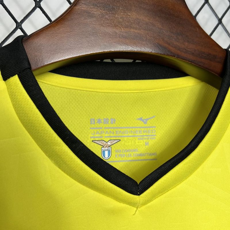 Camisa Lazio III 24/25 Mizuno - Amarelo - DA Sports Oficial