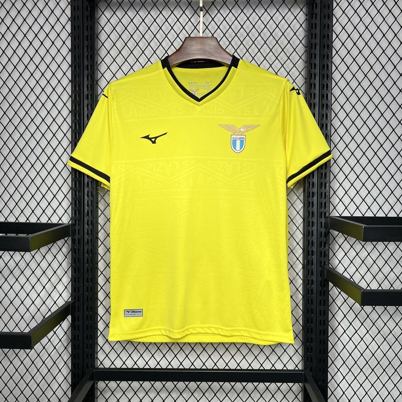 Camisa Lazio III 24/25 Mizuno - Amarelo - DA Sports Oficial