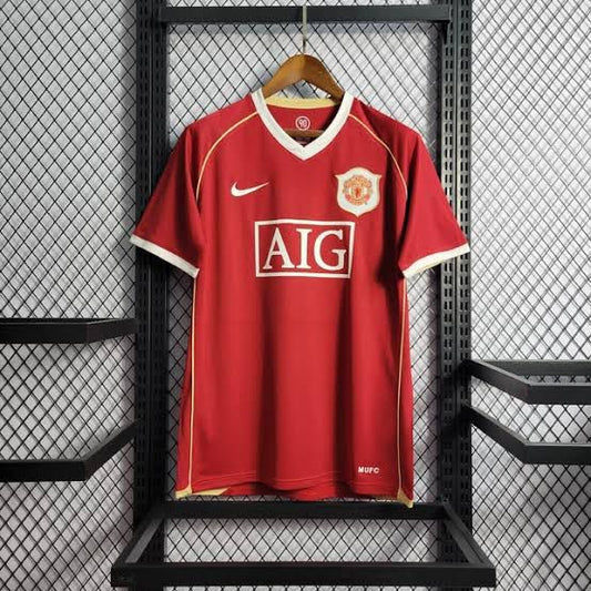 Camisa Manchester United 2006/07 - Retrô Masculino - Vermelha - DA Sports Oficial