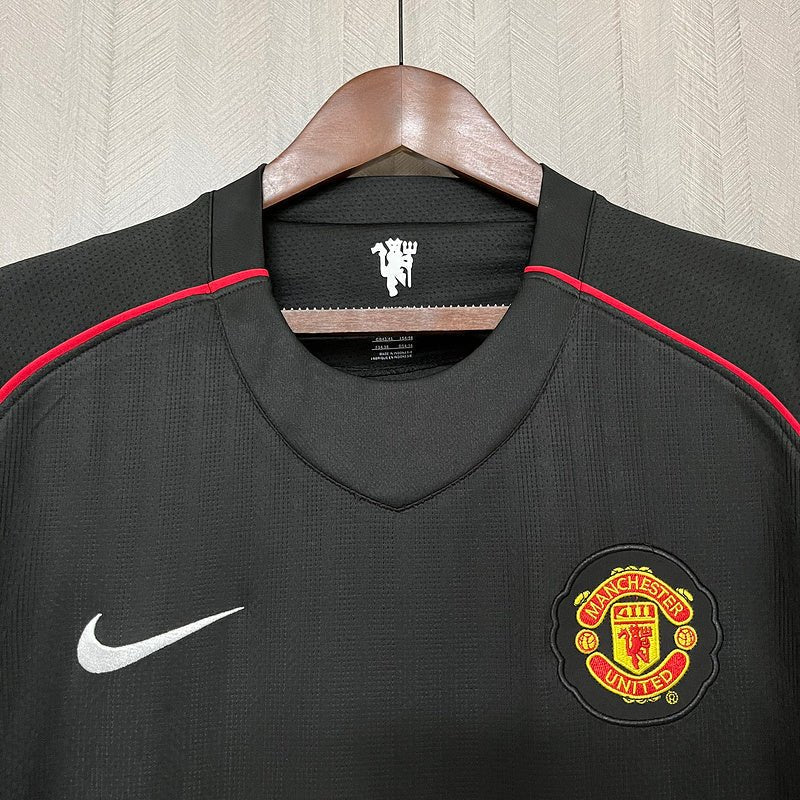 Camisa Manchester United 2007/08 - Retrô Masculino - Preta - DA Sports Oficial