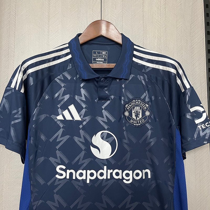Camisa Manchester United Azul Away II 2024/25 Masculina - DA Sports Oficial