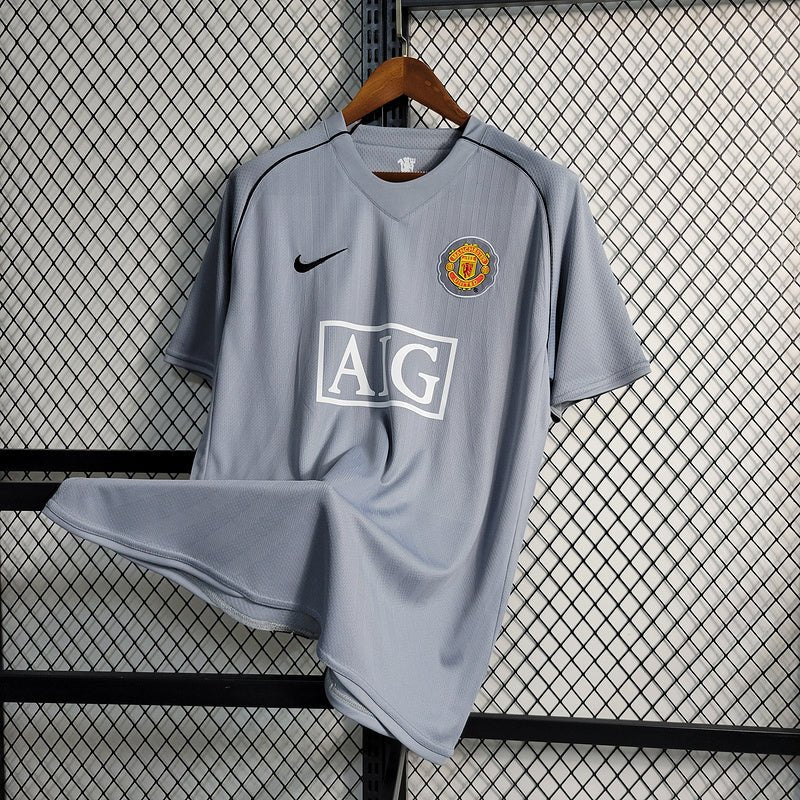 Camisa Manchester United Goleiro Cinza Retrô 07/08 - DA Sports Oficial