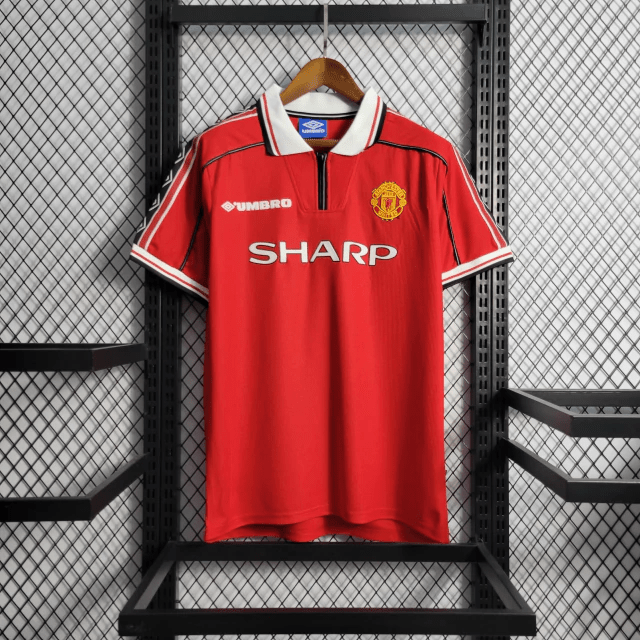 Camisa Manchester United Home (1) 1998/99 Umbro Retrô Masculina - DA Sports Oficial