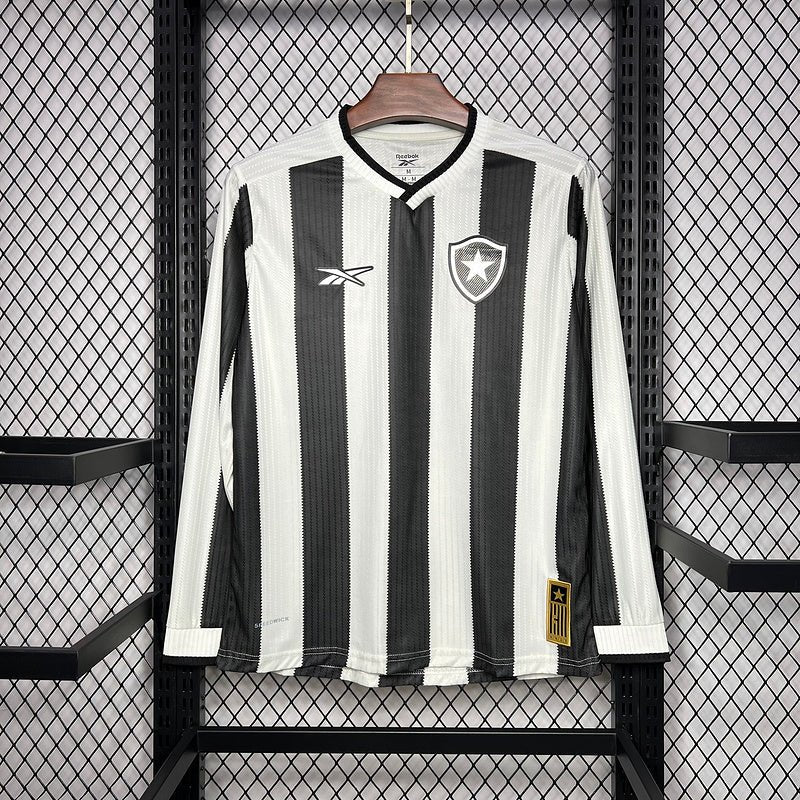 Camisa manga longa Botafogo 24/25 Preta e Branca - DA Sports Oficial